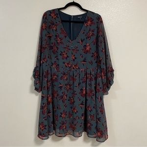 Madewell Babydoll Moonblossim Floral Mini Dress Size 20
